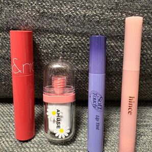 【4個セット】韓国コスメまとめ売り アミューズ ロムアンド ヒンス マージー