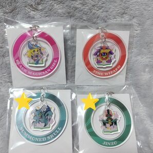 遊戯王 アルマビアンカ ゆらゆらアクリルキーホルダー アクキー ブラックマジシャンガール 時の魔術師 デーモン サイコショッカー