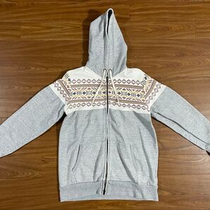 DOWN TO SOUTH☆グレー☆パーカー☆上着☆古着☆サイズL