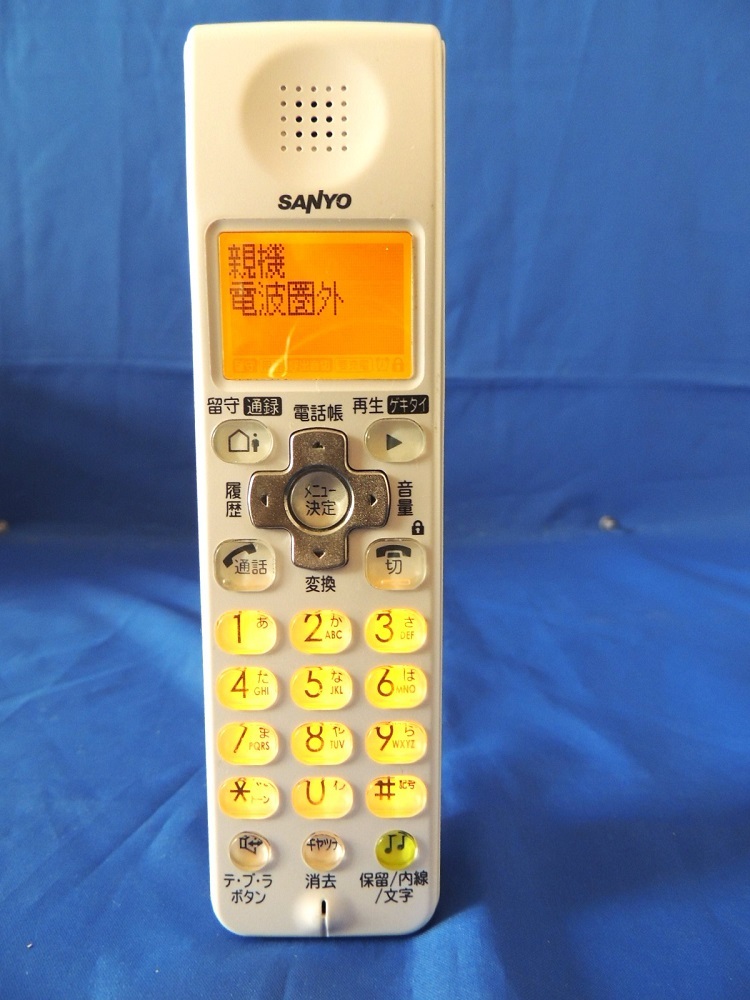 Yahoo!オークション -「sanyo サンヨー 子機」(電話機一般 Yahoo!オークション -「sanyo サンヨー 子機」(電話機一般