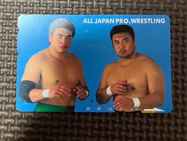 プロレスラー テレホンカード