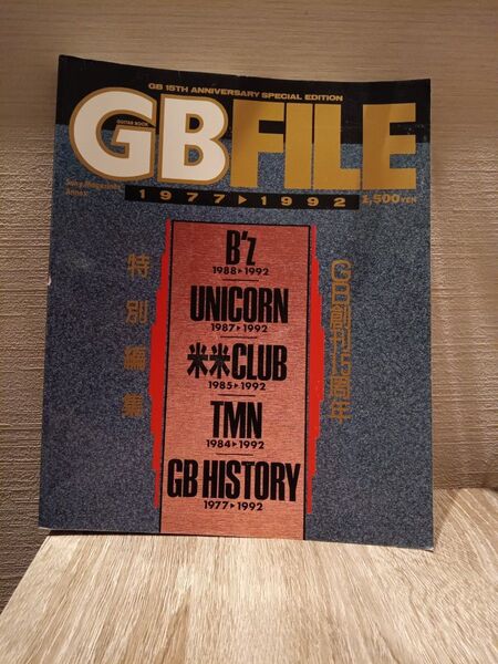 音楽雑誌 GB FILE B'z UNICORN 米米 TMN