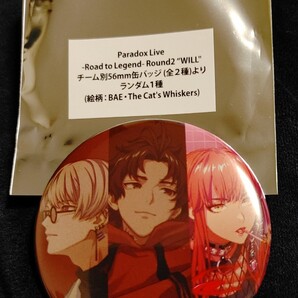 自己紹介欄 商品説明を必ずご覧ください Paradox Live パラライ Road to Legend Round2 WILL 缶バッジ 特典 アニメイト BAE グッズ
