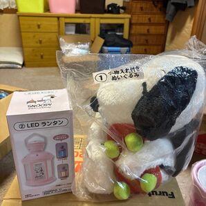 スヌーピー くじ ぬいぐるみ LEDランタン