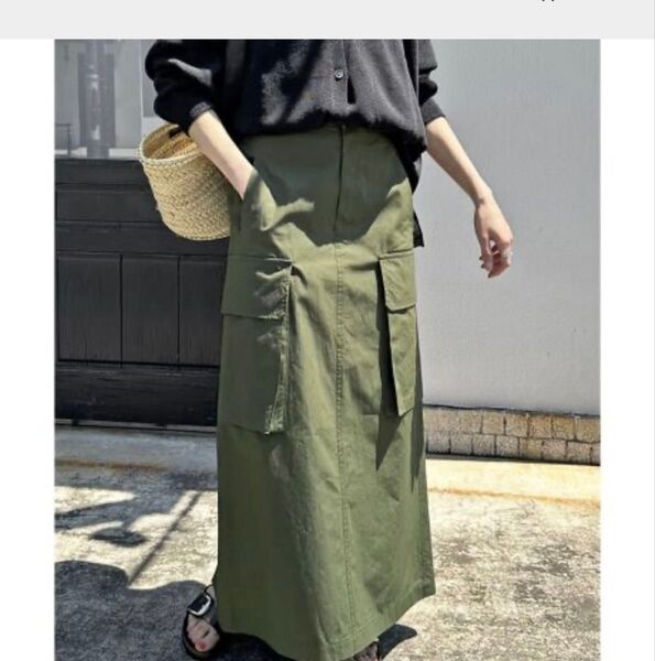 新品スピックアンドスパンカーゴ ロングスカート