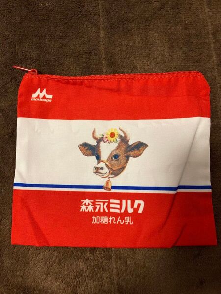 ガチャ 森永ミルク 加糖れん乳 ポーチ