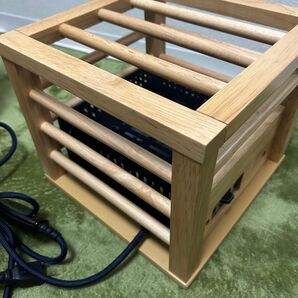 メトロ電気工業 一人用こたつ 木製 2024年製 W270×D270×H230mm MPQ-100(B)