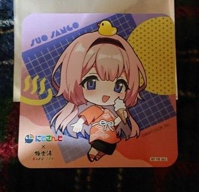 にじさんじ 周央サンゴ 極楽湯 コースター