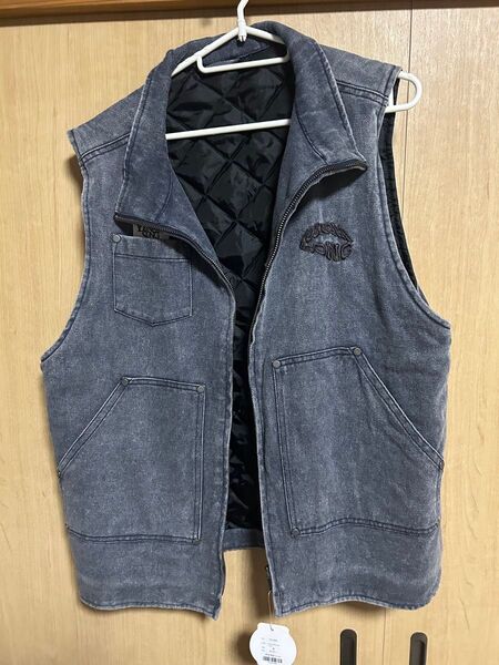 YOUNGER SONG ネイビーデニム duck vest setupベスト mサイズ
