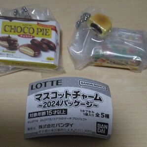 【ガチャ】LOTTEマスコットチャーム ~2024パッケージ~ 2点セット チョコパイ パイの実