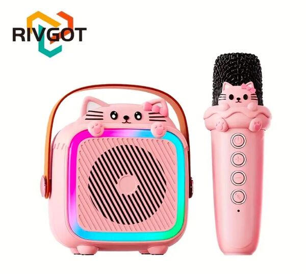 Bluetooth カラオケセット カラオケマイク ワイヤレス ポータブル 家庭用