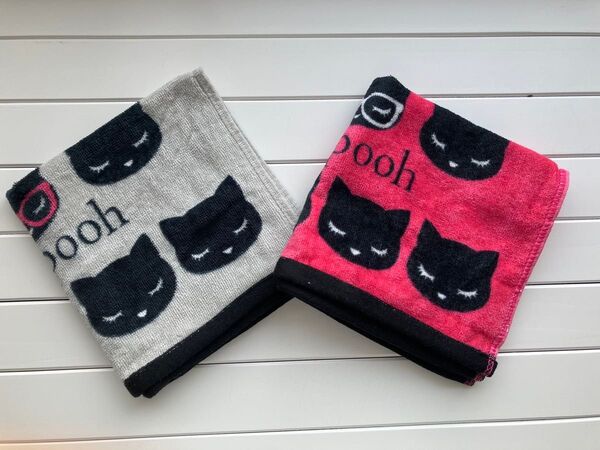 ハンドタオル 2点セット ねこ おすましプーちゃん