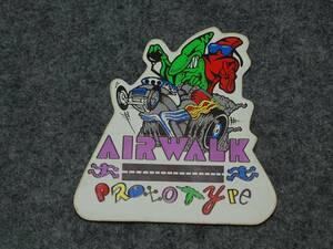 OLD AIRWALK STICKER★ステッカー オールド ビンテージ ヴィンテージ デッド 80'S 90'S VINTAGE SKATE SANTA CRUZ POWELL ZORLAC BAD BOY