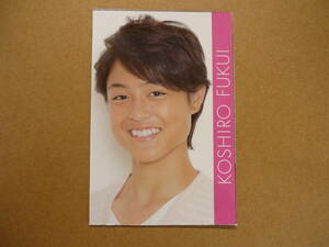  Kansai Johnny's Jr Fukui ...2014 year Myojo shining star profile data card 