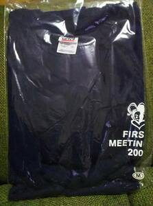 激レア初期アイテム！FC初event倉木麻衣FIRST MEETING 2002 TシャツMサイズ紺ネイビー幻ファンクラブ限定イベント品