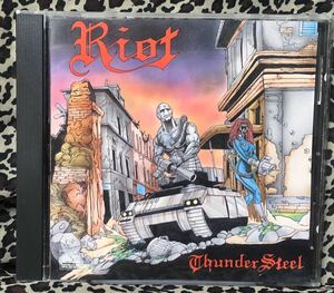 ☆ RIOT 「thunder steel」輸入盤 1988年、USハード、ヘヴィメタル傑作