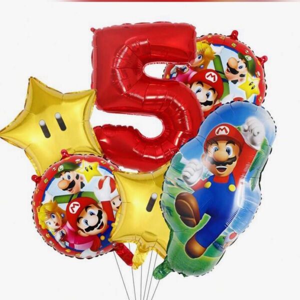 マリオ ルイージ 誕生日 風船 5