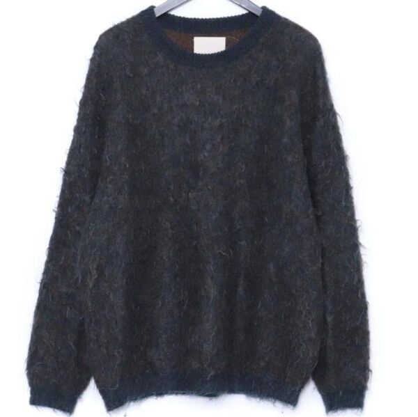 YOKE 3COLOR JACQUARD MOHAIR SWEATER サイズ2