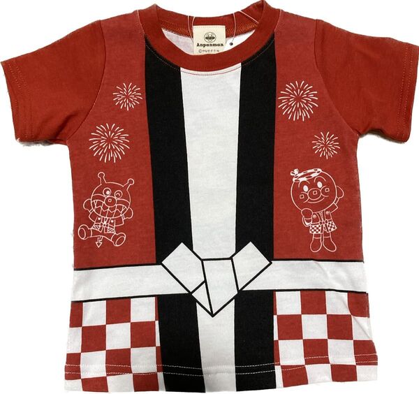 アンパンマン 半袖Tシャツ お祭り サイズ80