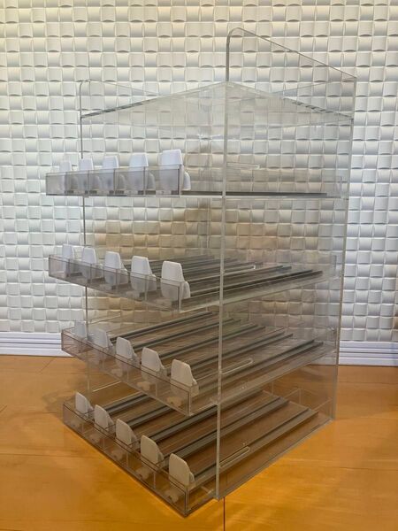 たばこ什器 アクリル 4段