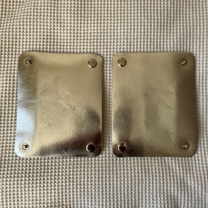 未使用 本革 トートバッグ用ハンドルカバー シルバー