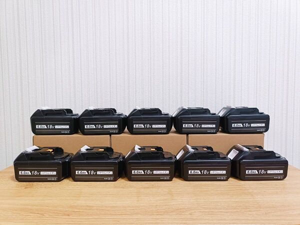 マキタ 18v バッテリー BL1860B 互換 10個セット