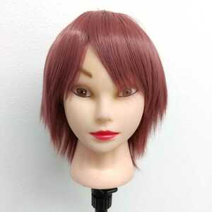  Short re year. full wig * strut * cosplay wig *.. dark pink *.. red pink 