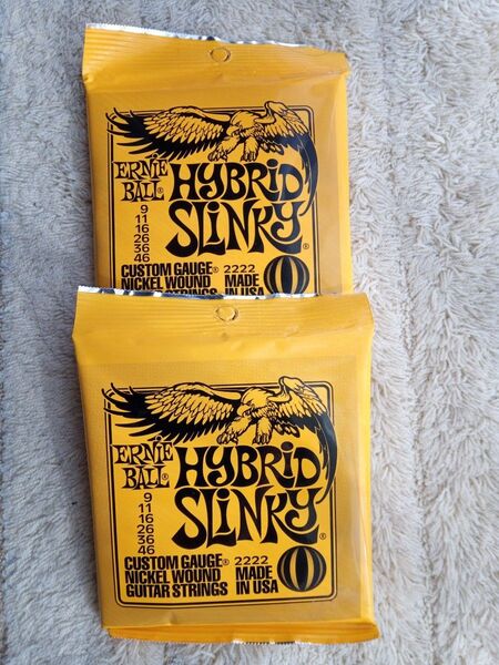 ERNIE BALL HYBRID SLINKY 2222 (09-46) 2set アーニーボール エレキギター弦 2セット