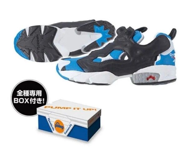 【未開封】リーボック Reebok instapump fury ミニフィギュア ガチャ サックスブルー