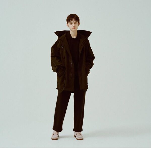 23AW HERILL ヘリル ゴールデンキャッシュ カシミヤ ブラック パンツ