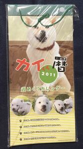 週めくりカレンダー「カイくん暦 2011」　開封済み、未使用