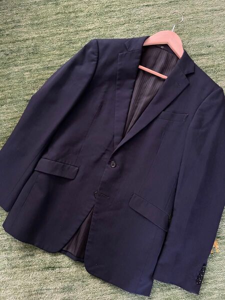 【美品】スーツセレクト 2つボタン シングル ジャケット Y6 / M ネイビー