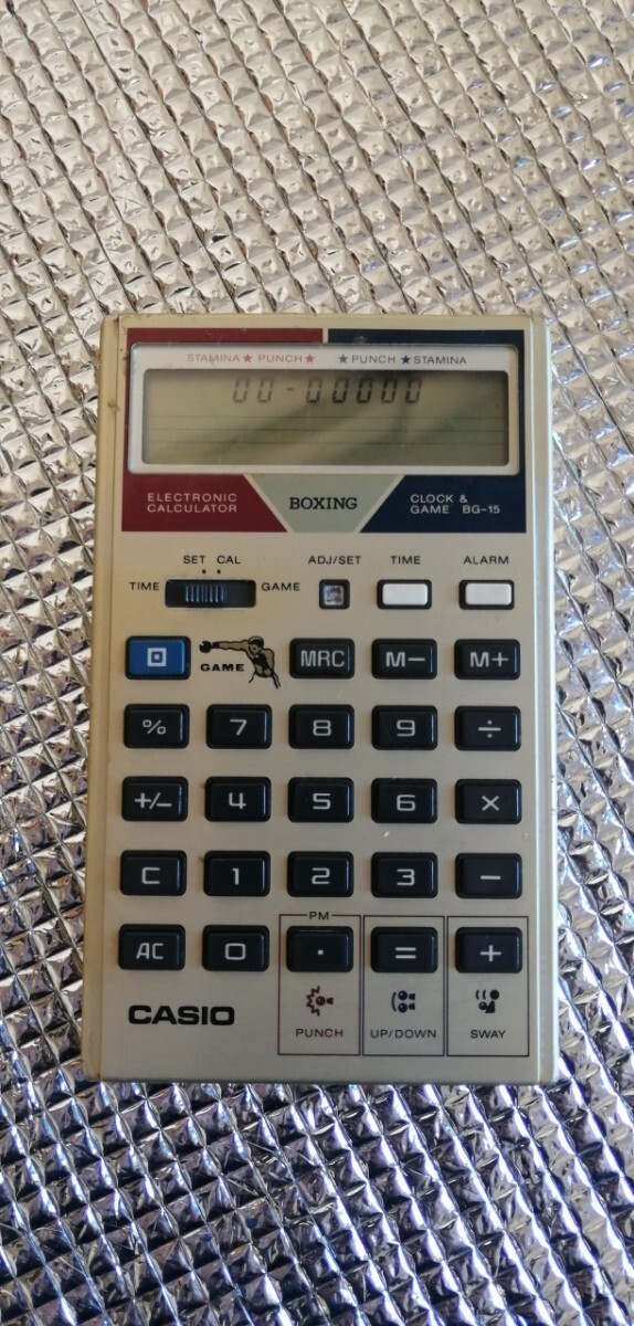 美品 BG-15 カシオ ゲーム 電卓 GAME ゲーム電卓 昭和 CASIO 美品 BG-15 カシオ ゲーム 電卓 GAME ゲーム電卓 昭和 CASIO