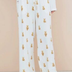 ジェラートピケ gelato pique Steiff James柄ロングパンツ pwcp245235シュタイフ未使用