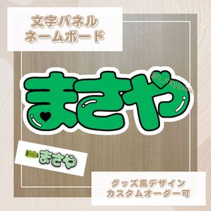 文字パネル ネームボード