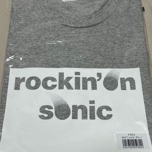 rockin'on sonic Tシャツ グレー XL 新品 weezer PULPロゴ入り ロキソニ ロッキングオンソニック