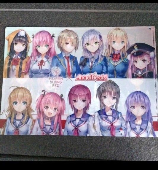 ヘブバン AngelBeats コラボ クリアファイル 1枚