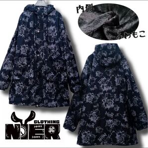 【 NieR clothing】4POCKET内側フランネル冬用防寒ロングコート【完売品】