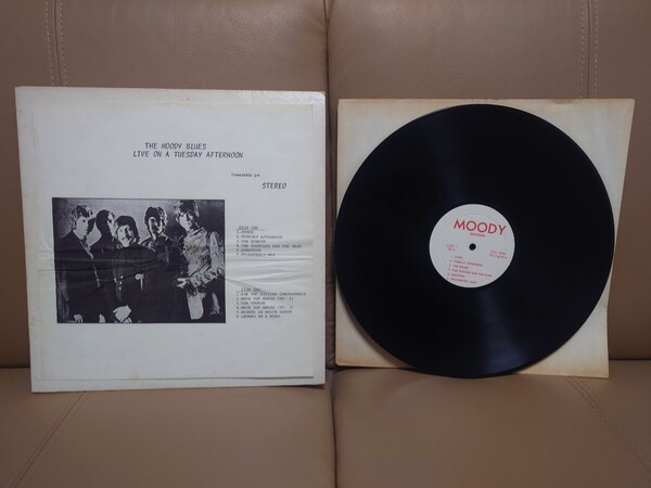 ★ムーディー・ブルース★ The Moody Blues★Live On A Tuesday Afternoon ★中古LP★ジャケット経年傷み、汚れ