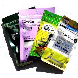【まとめ売り】 フェイスパック / シートマスク ×4点