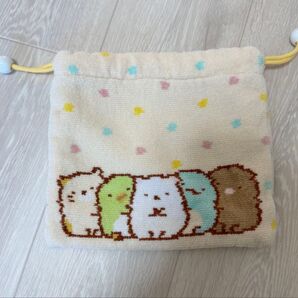 ラブラリーバイフェイラー すみっコぐらし 巾着ポーチ 美品
