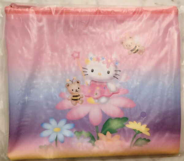 サンリオHAPPYくじ★ハローキティポーチ新品★50thアニバーサリー 一番くじSanrio