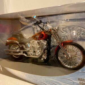 未開封　Hotwheels 1/10 Harley-Davidson SOFTTAIL DEUCE ホットウィール ハーレーダビッドソン ソフテイル デュース 完成品ミニカー FXSTD