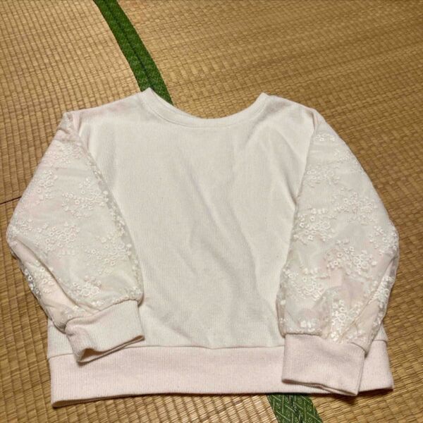 レディース 袖花柄トップス