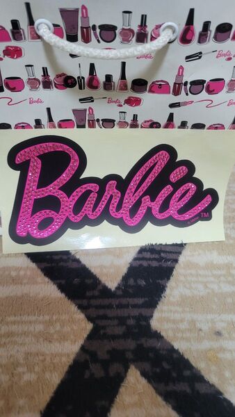 Barbie バービー ステッカー ショッパー ネックレス