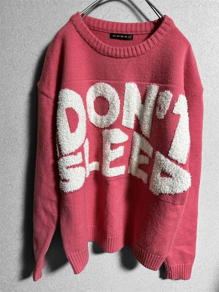 I DON'T SLEFP ニット