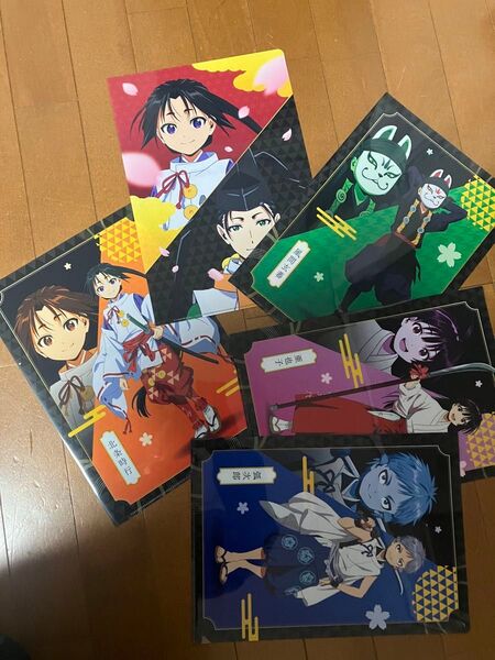 逃げ上手の若君 ハートアップ コラボ クリアファイル 全5点 限定値下げ