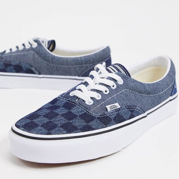 【海外限定】VANS デニム ローカット スニーカー ヴァンズ NAVY