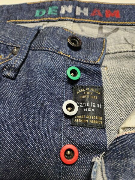 【美品】デンハム MADE IN ITALY DENIM BOLT W30