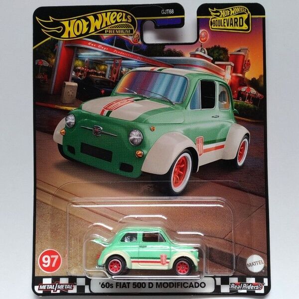 ホットウィール フィアット モディフィカド '60 FIAT 500 D MODIFICADO Hot Wheels ミニカー
